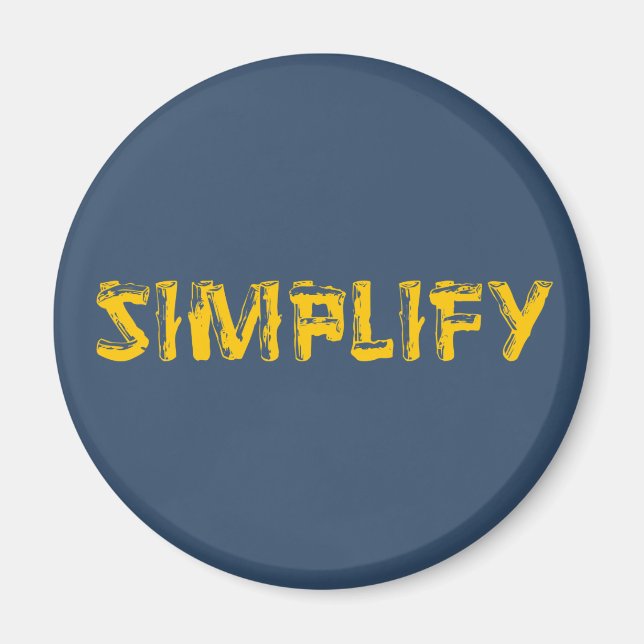 Simplify Magnet (Front)