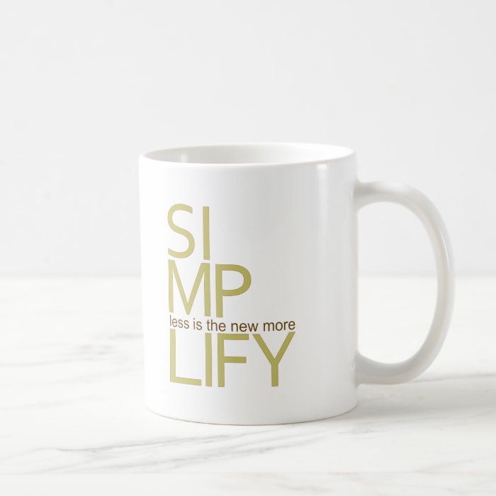 Simplify Mugs