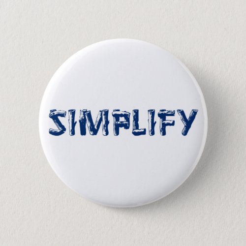 Simplify Pinback Button