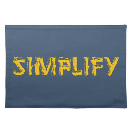 Simplify Placemat