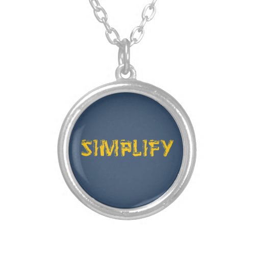 Simplify Silver Plated Necklace