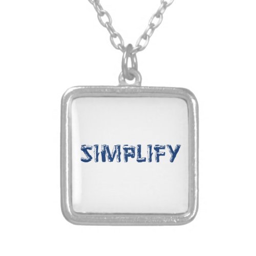 Simplify Silver Plated Necklace