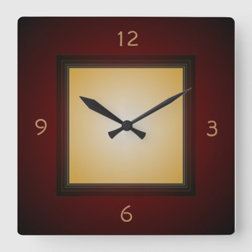 Simplistic Mahogany with LemonWall Clock