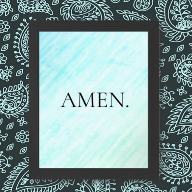 Simplistic, Minimalist Faith statement Poster (Creator Uploaded)