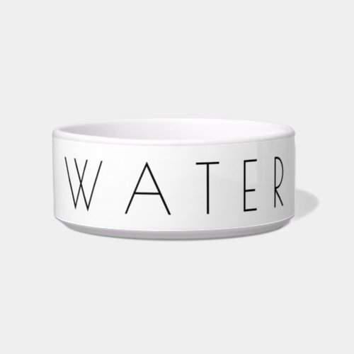 Simplistic Minimalist Pet Water Bowl