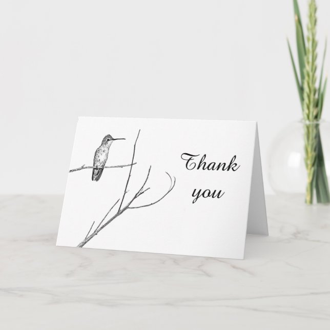 simply a Hummingbird on a stick thank you (Front)
