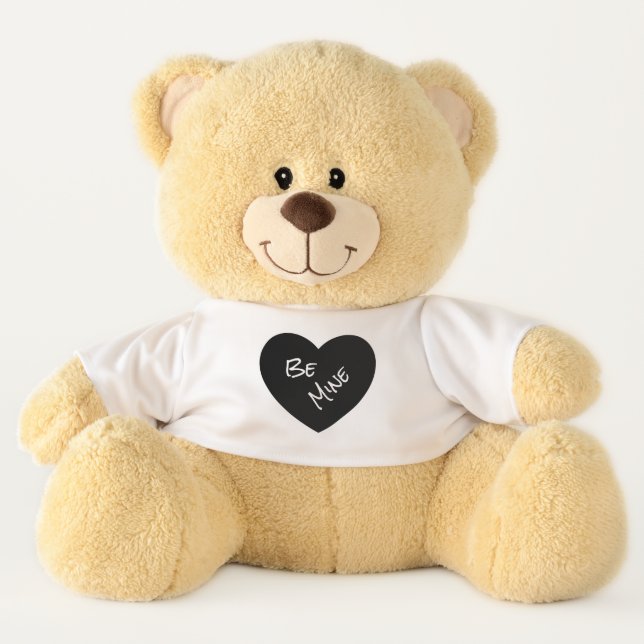 Simply Adorable Be Mine Heart Valentine's Day Teddy Bear (Front)