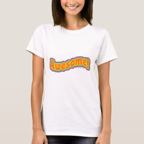 Simply Awesome Basic Fun Slogan T_Shirt