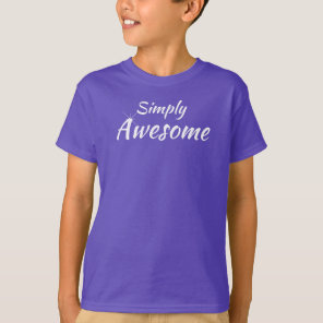 Simply Awesome Kid's Basic T-shirt