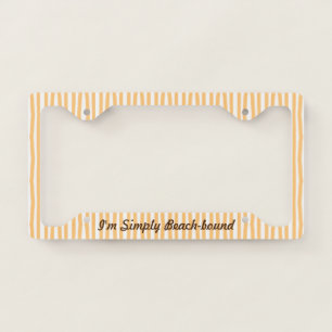 Simply Beach-bound License Plate Frame