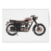 Simply Beautiful Classic Motorcycle (Front Horizontal)