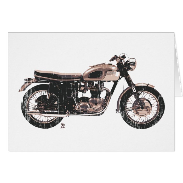 Simply Beautiful Classic Motorcycle Card