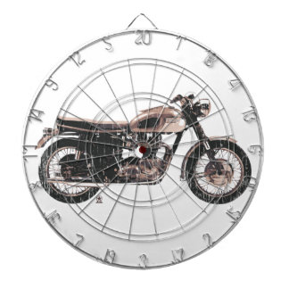 Simply Beautiful Classic Motorcycle Dart Board