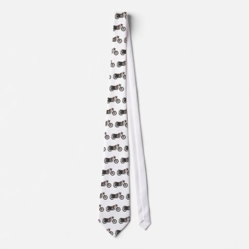 Simply Beautiful Classic Motorcycle Neck Tie