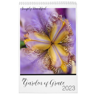 Simply Beautiful Flowers Wall Calendar