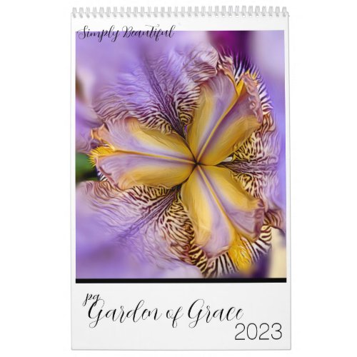 Simply Beautiful Flowers Wall Calendar