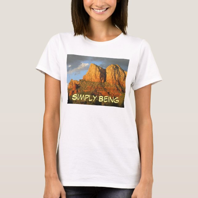 Simply Being pure and true T-Shirt (Front)