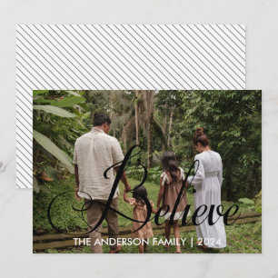 Simply Believe Holiday  2024 Photo Card