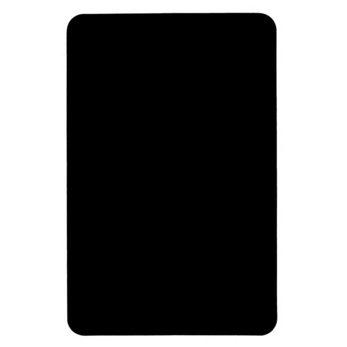 Simply Black Rectangle Magnets
