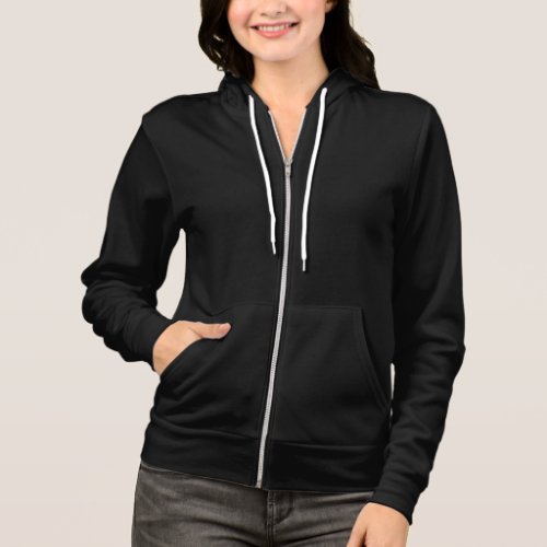 Simply Black Solid Color Customize It Hoodie