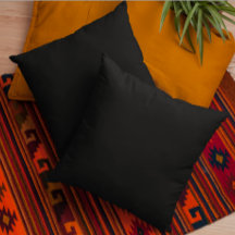 Simply Black Solid Color Customize It