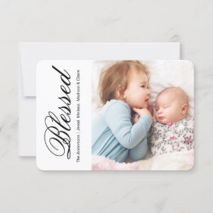 Simply Blessed - 3x5 Holiday Card