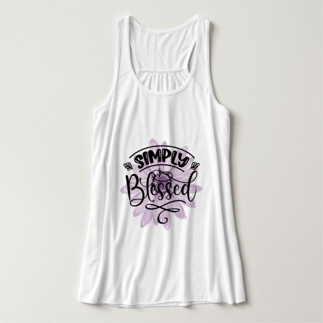 Simply Blessed Tank Top (Design Front)