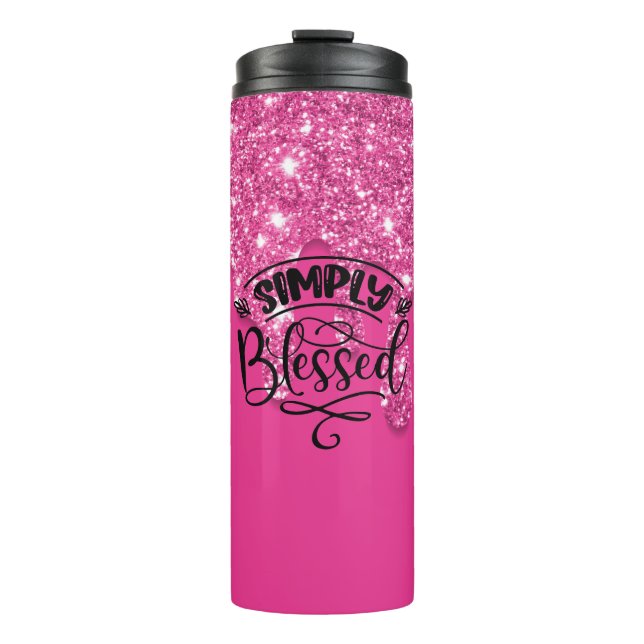Simply Blessed Thermal Tumbler (Front)