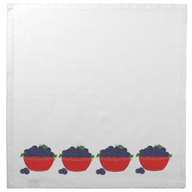 Simply Blueberries Napkin (Front)