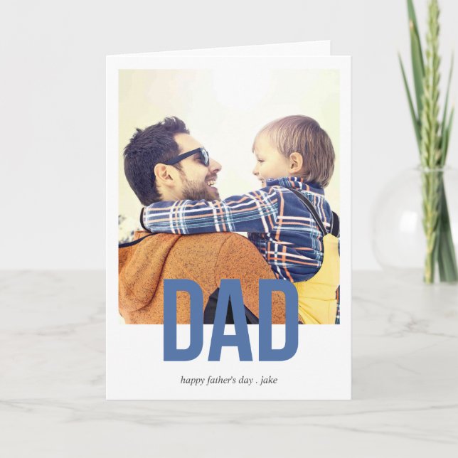 Simply Bold Father's day Greeting Card (Front)