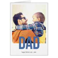 Simply Bold Father's day Greeting Card