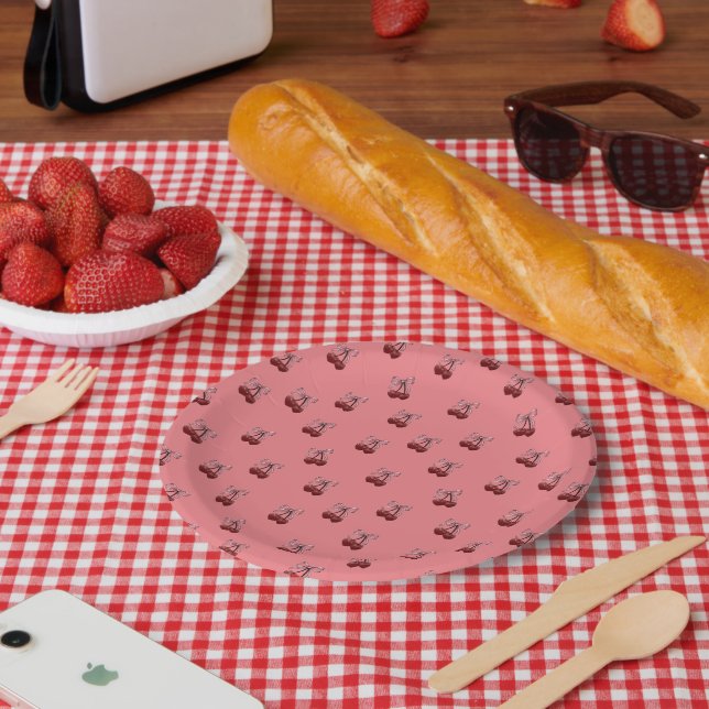 Simply Cherries Paper Plates (Picnic)