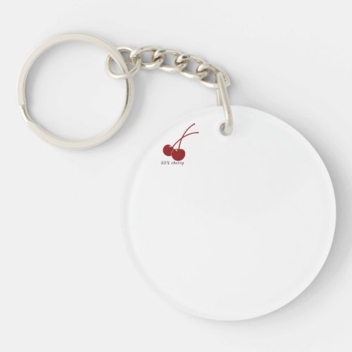Simply Cherry with 85 percent  Keychain