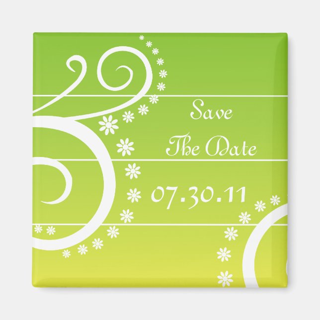 Simply Chic Save the Date Magnets (Front)