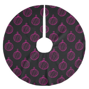 Simply Christmas Collection - Bauble Brushed Polyester Tree Skirt
