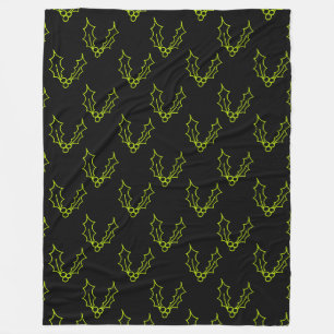 Simply Christmas Collection - Holly Fleece Blanket