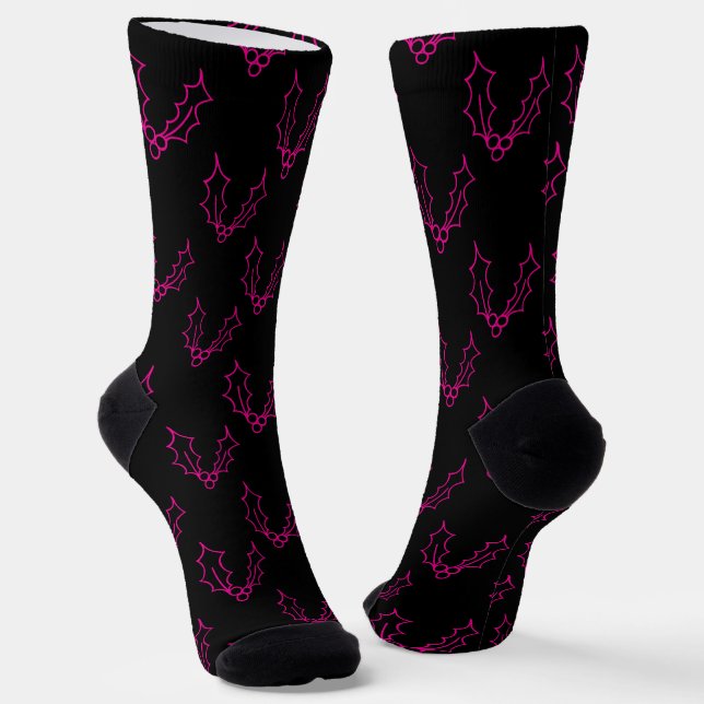 Simply Christmas Collection - Holly Socks (Angled)