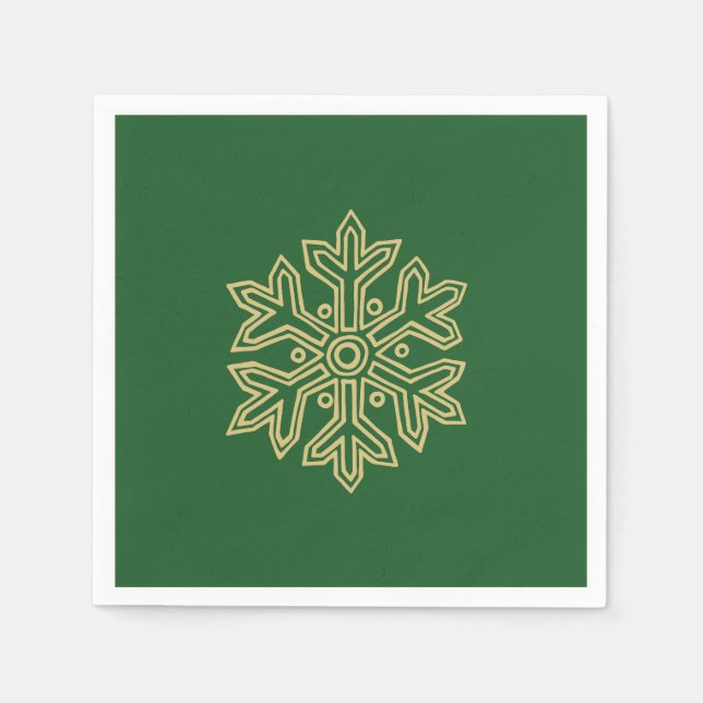 Simply Christmas Collection - Snowflake Napkins (Front)