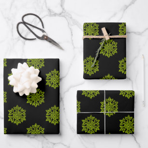 Simply Christmas Collection - Snowflake Wrapping Paper Sheets