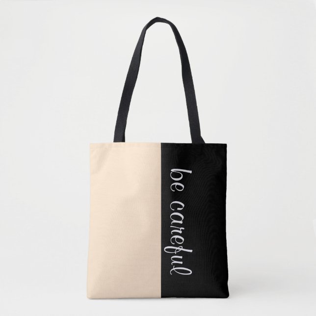 Simply colors LIGHT BROWN & your Text Tote Bag (Front)