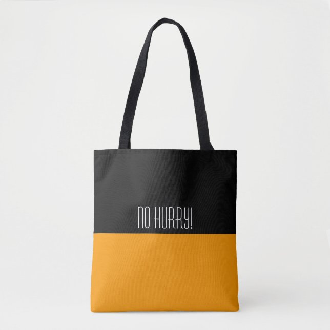 Simply colors ORANGE & your Text Tote Bag (Front)