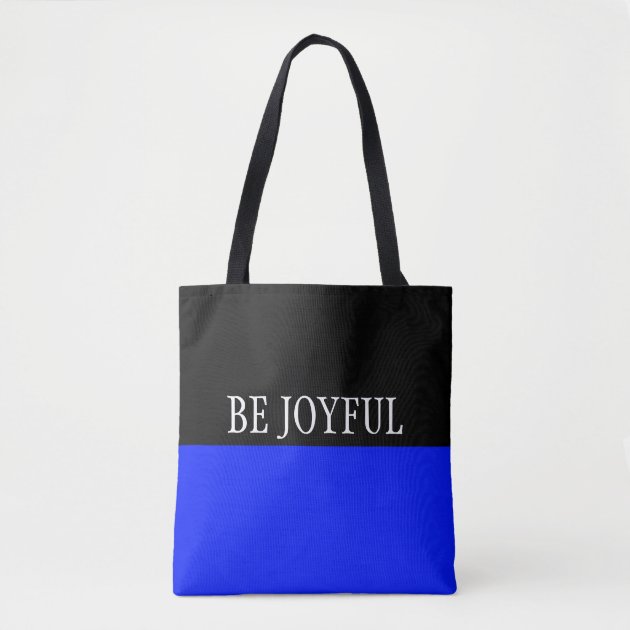 royal blue tote bag