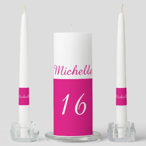 Simply colors  your Name  ideas Unity Candle Set