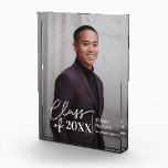 Simply Confident Editable Color Graduation Acrylic Award<br><div class="desc">Great keepsake to remember this special milestone in life. Matching items can be found on our website: www.berryberrysweet.com or upon request.</div>