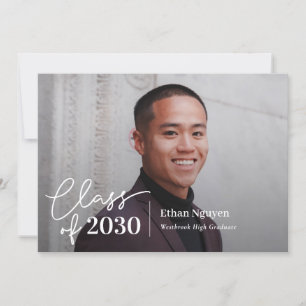 Simply Confident Editable Color Graduation Invitat Invitation