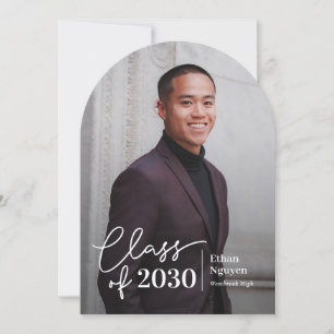 Simply Confident Editable Color Graduation Invitation