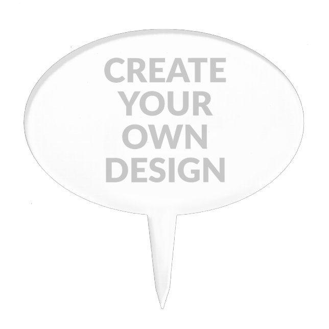 Simply - Create Your Own  Cake Topper (Front)