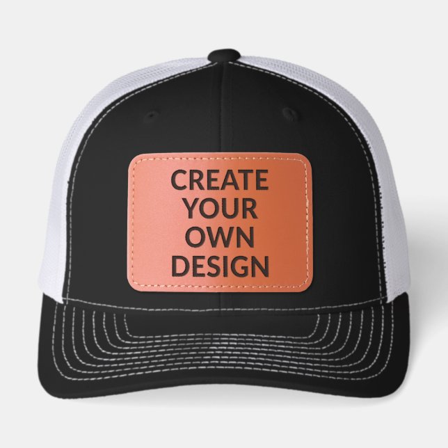 Simply - Create Your Own  Leather Patch Hat (Front)