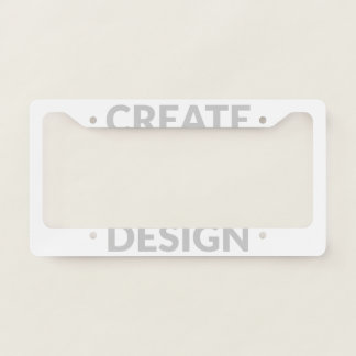 Simply - Create Your Own License Plate Frame