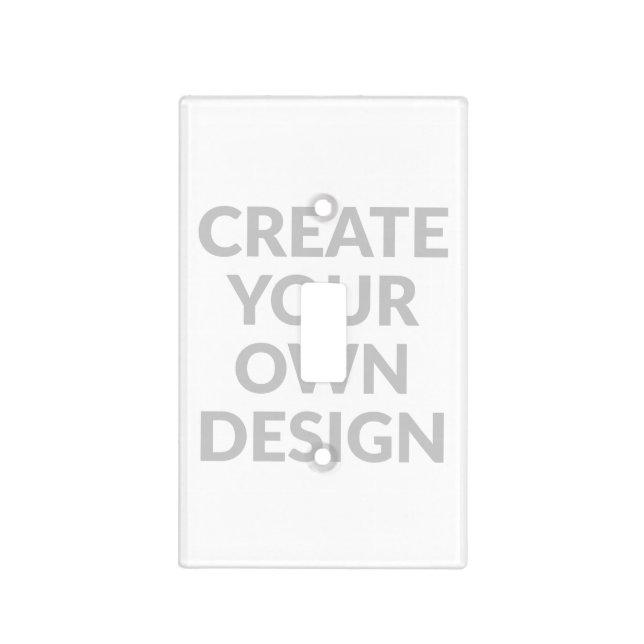 Simply - Create Your Own  Light Switch Cover (Front)